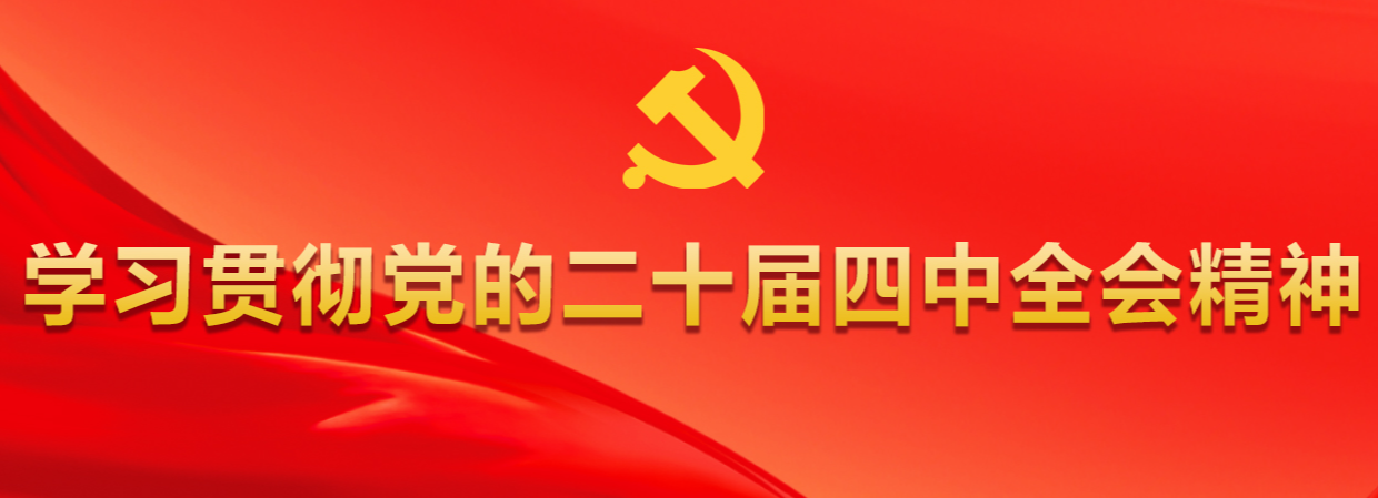 学习贯彻党的二十届四中全会精神